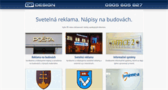 Desktop Screenshot of dpdesign.sk
