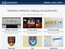 Tablet Screenshot of dpdesign.sk
